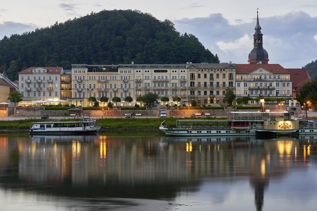 Hotel Elbresidenz An Der Therme Bad Schandau Esterno foto The Elbe at Dresden